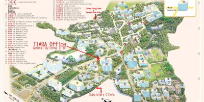 Քարտեզ լսարանը Համալսարանի Цинхуа 