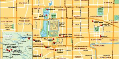 Քաղաքի տուրիստական քարտեզը, Պեկին